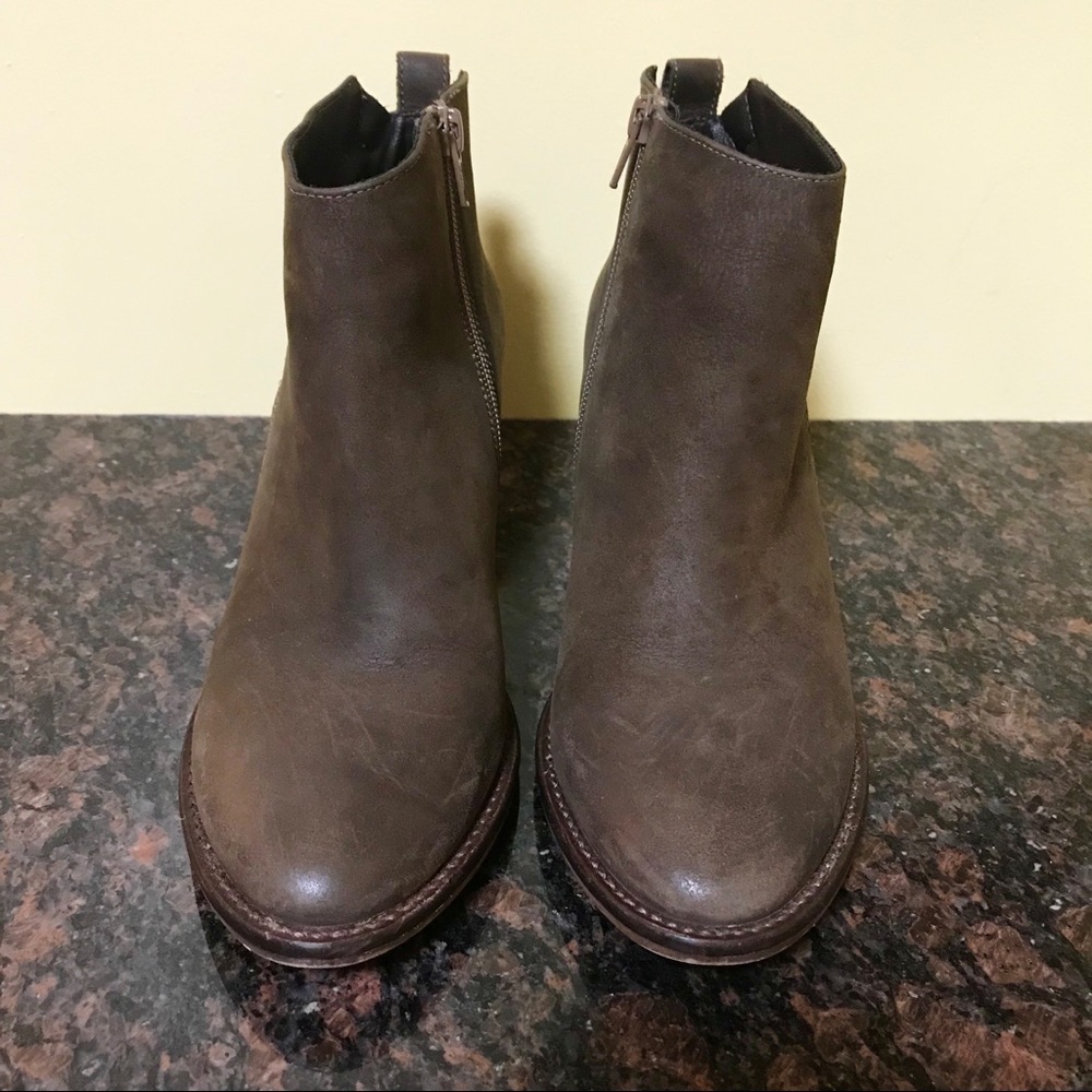 Leather Booties NWOT
